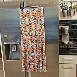 💕VERONICA M💕 Midi Skirt ~ Multi-Color Navajo Pattern Medium NWOT